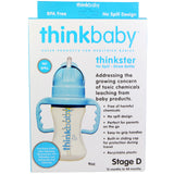 Thinkbaby - Thinkster straw bottle 9 Oz azul.
