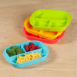 Kinderville - Plato de divisiones azul.