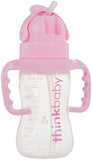 Thinkbaby - Thinkster straw bottle 9 Oz rosa.