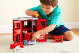 Green Toys - Juego de estación de bomberos