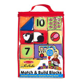 Melissa & Doug Juego de bloques blandos para niños