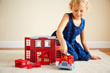 Green Toys - Juego de estación de bomberos
