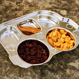 Innobaby - Plato Din Din Acero Inoxidable con tapa.