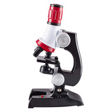 Iqcrew - Microscopio para niños con kit de preparación de diapositivas