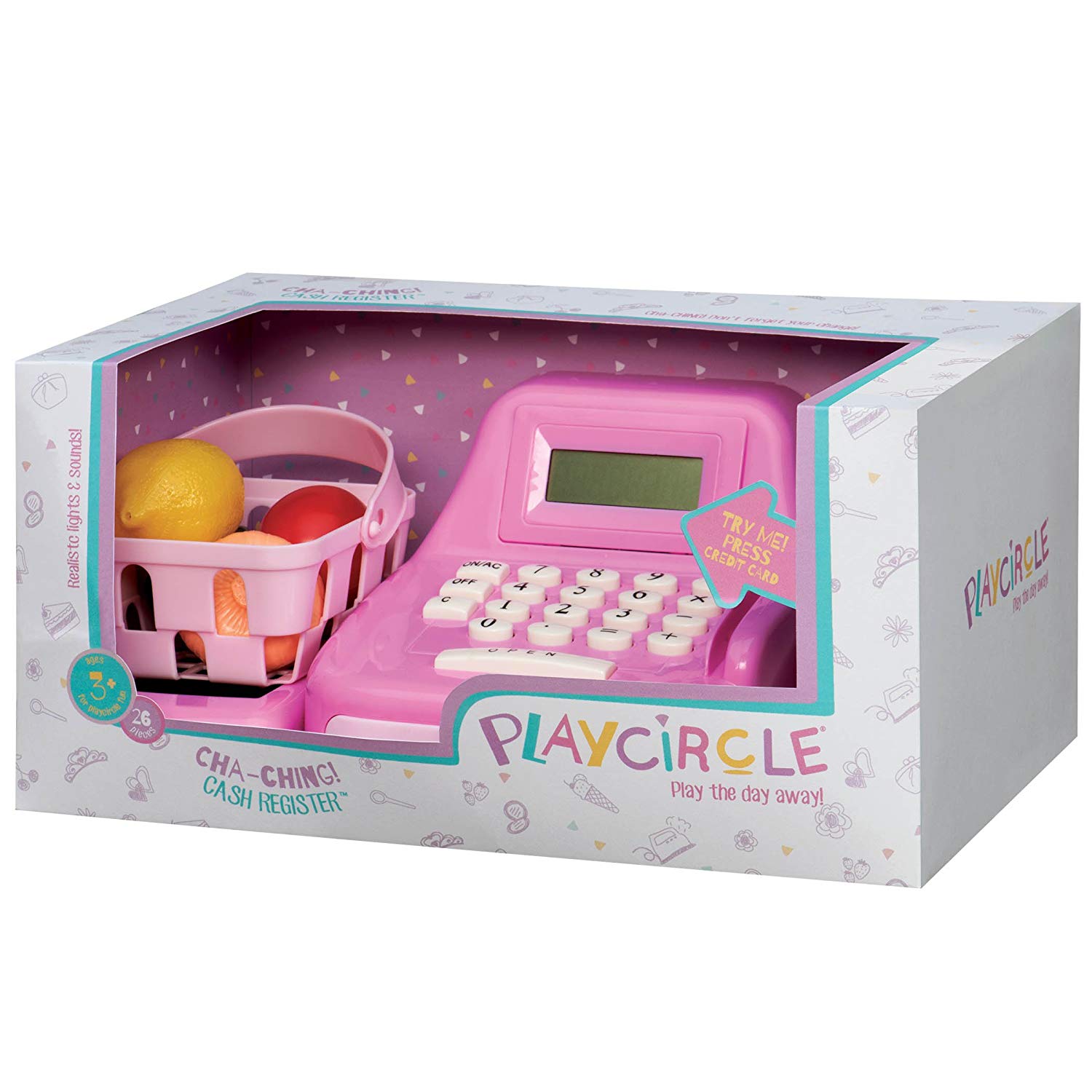 Play Circle - Caja registradora de juguete, Rosado – VIOLETAROSA