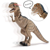 Prextex - Dinosaurio con batería ruge, se agita y parpadea los ojos